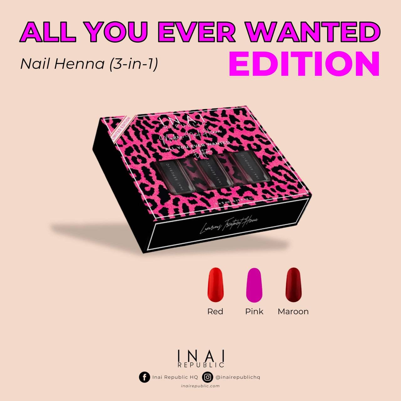 Inai Republic Limited Edition - All You Ever Wanted